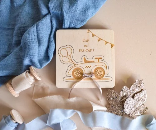 Mini coffret puzzle thème Voiture Vintage pour vos demandes personnalisées ou vos plus belles annonces à vos proches - Super sjp