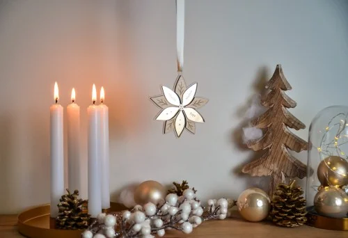 Fleur de Noël éternelle à personnaliser - Super sjp