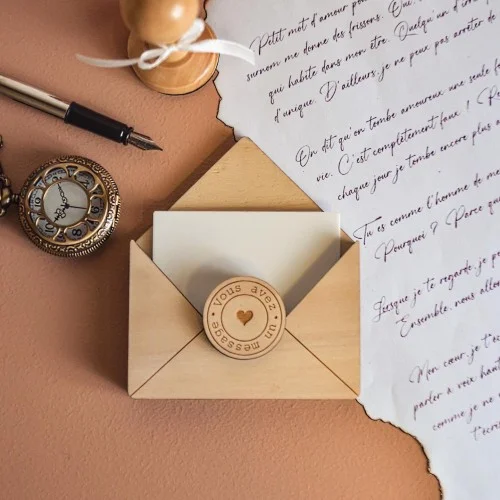 Enveloppe pour vos mots d'amour - Super sjp