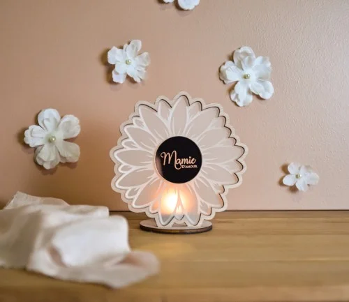 Photophore fleur - collection Fête des Grand - Super sjp