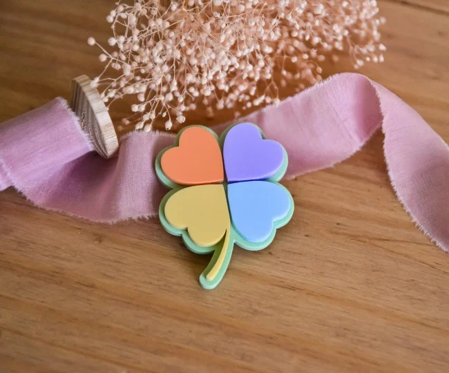 Broche Porte - bonheur - Photo 1