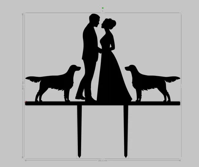 Cake topper Setter - Photo 1