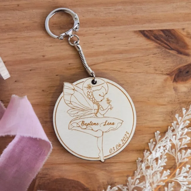 Porte-clés Fée à personnaliser - Photo 1