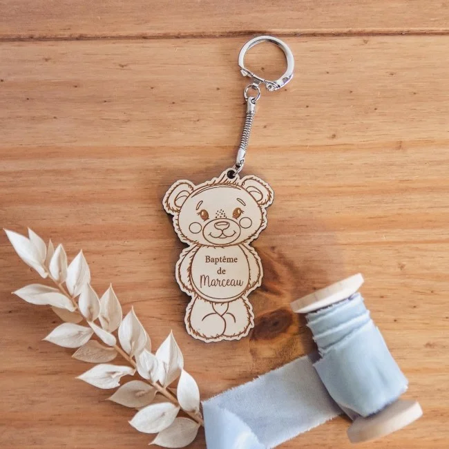 Porte-clés Ourson à personnaliser - Super sjp
