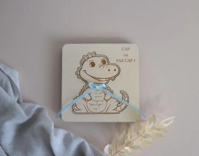 Mini coffret puzzle thème Crocodile pour vos demandes personnalisées ou vos plus belles annonces à vos proches - Super sjp