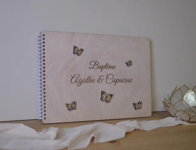 Livre d'or thème Envolée de Papillons - Photo 1