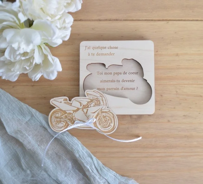 Mini coffret puzzle thème Moto pour vos demandes personnalisées ou vos plus belles annonces à vos proches - Photo 1