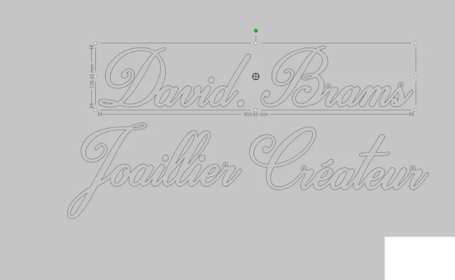 Enseigne David. Brams - Super sjp