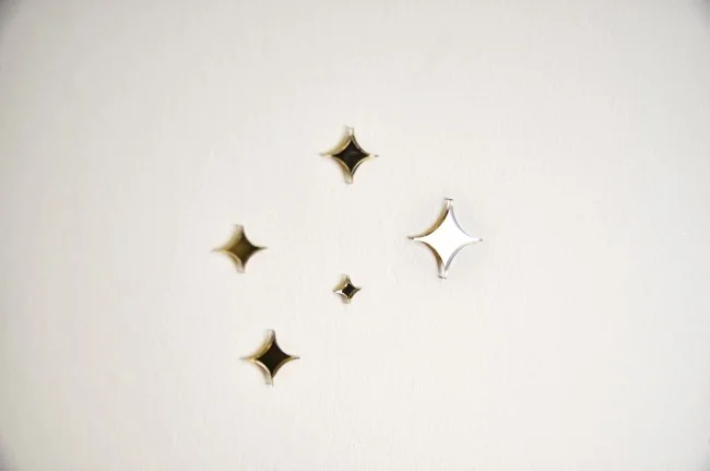 Lot de 10 étoiles en plexiglas - Super sjp