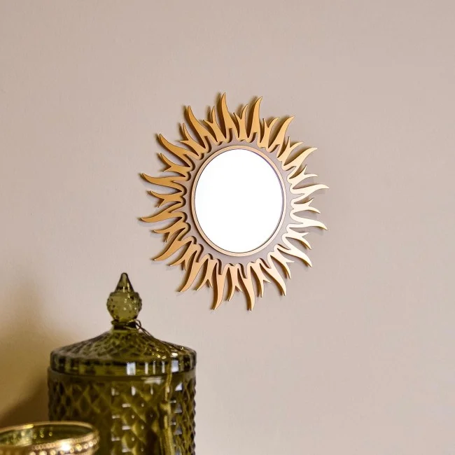 Miroir soleil or non personnalisé - Photo 1
