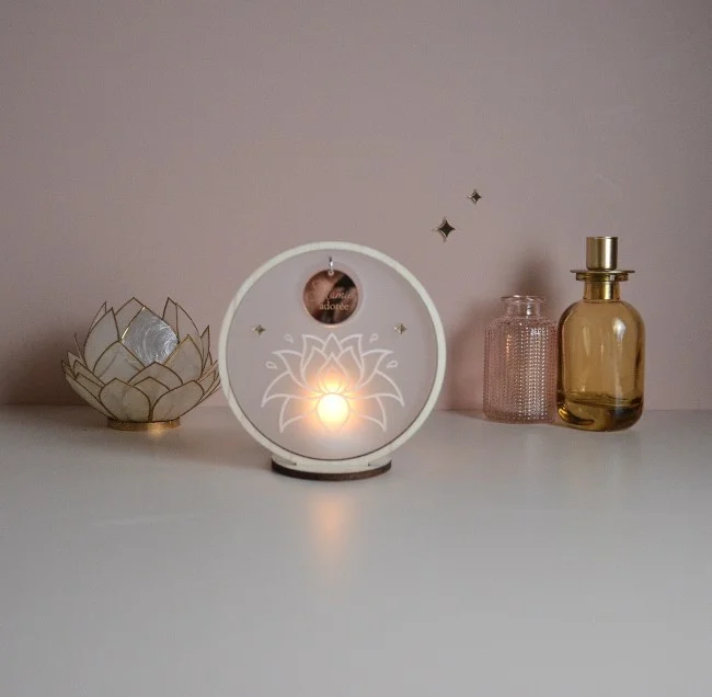 Photophore Lotus - collection Fête des Grands - Super sjp