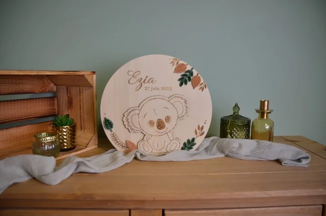 Urne à enveloppes à personnaliser thème Koala - Super sjp
