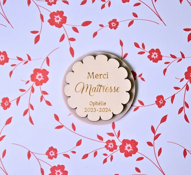 Magnet Fleur à personnaliser - Super sjp