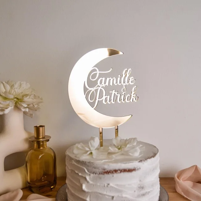 Cake topper motif Lune - Super sjp
