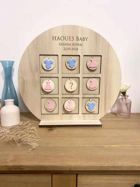 Jeu morpion pour Baby Shower - Photo 1