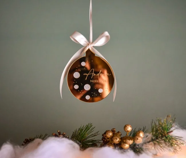Boule de Noël Constellation à personnaliser - Super sjp
