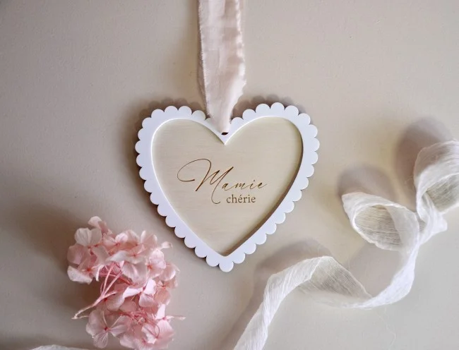 Médaillon Coeur Vintage - collection fête des grands - Super sjp
