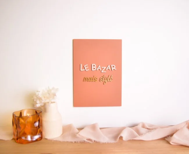 Affiche "Le Bazar mais stylé" - Photo 1