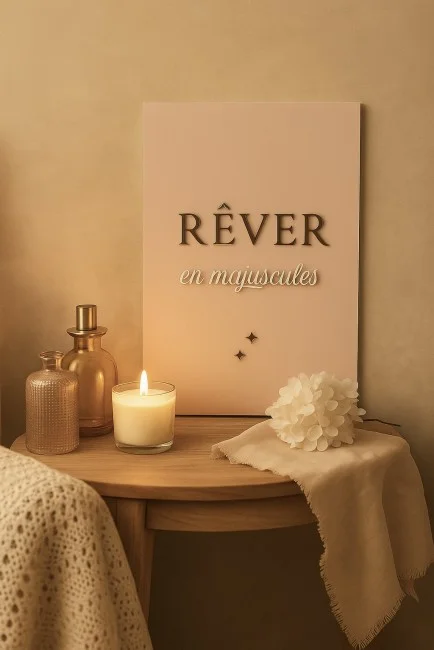 Affiche "Rêver en majuscules" - Photo 1