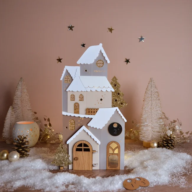 Calendrier de l'avent Village de Noël - Super sjp