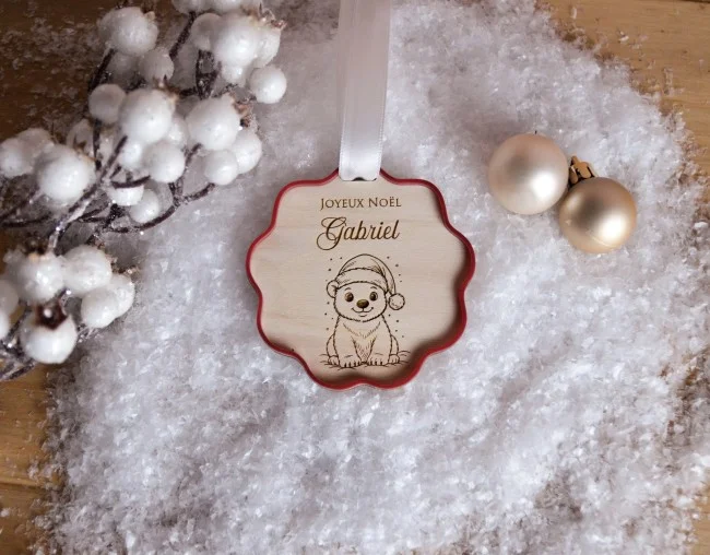 Boule de Noël thème ourson - Super sjp