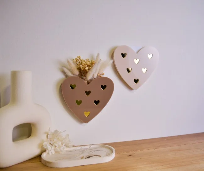 Coeur à secrets - motif coeurs - Super sjp