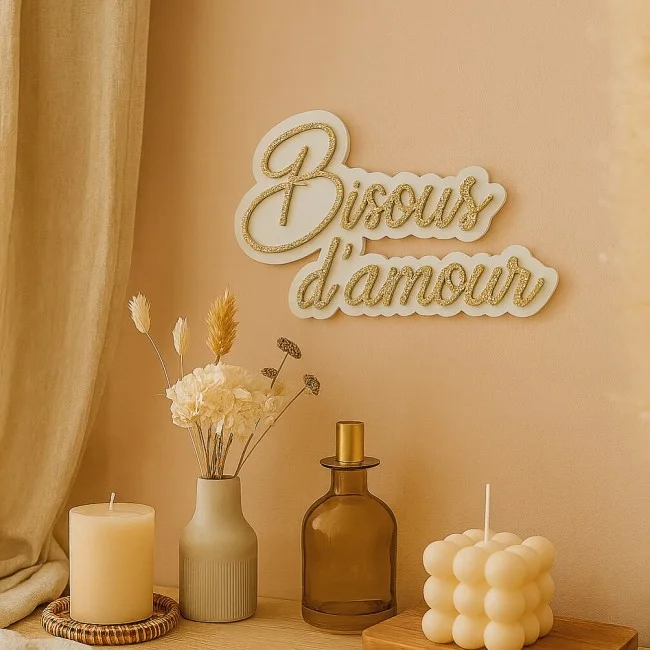 Enseigne Bisous d'amour - Super sjp