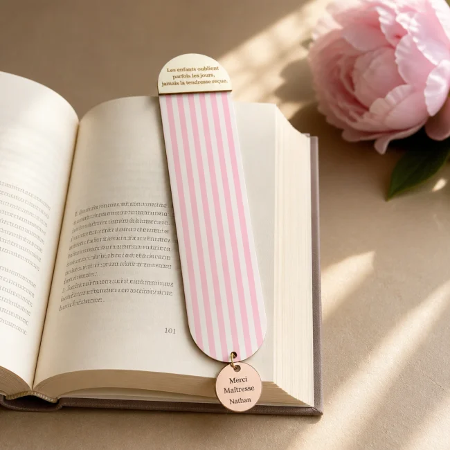 Marque-page inspirant motif graphique - Super sjp