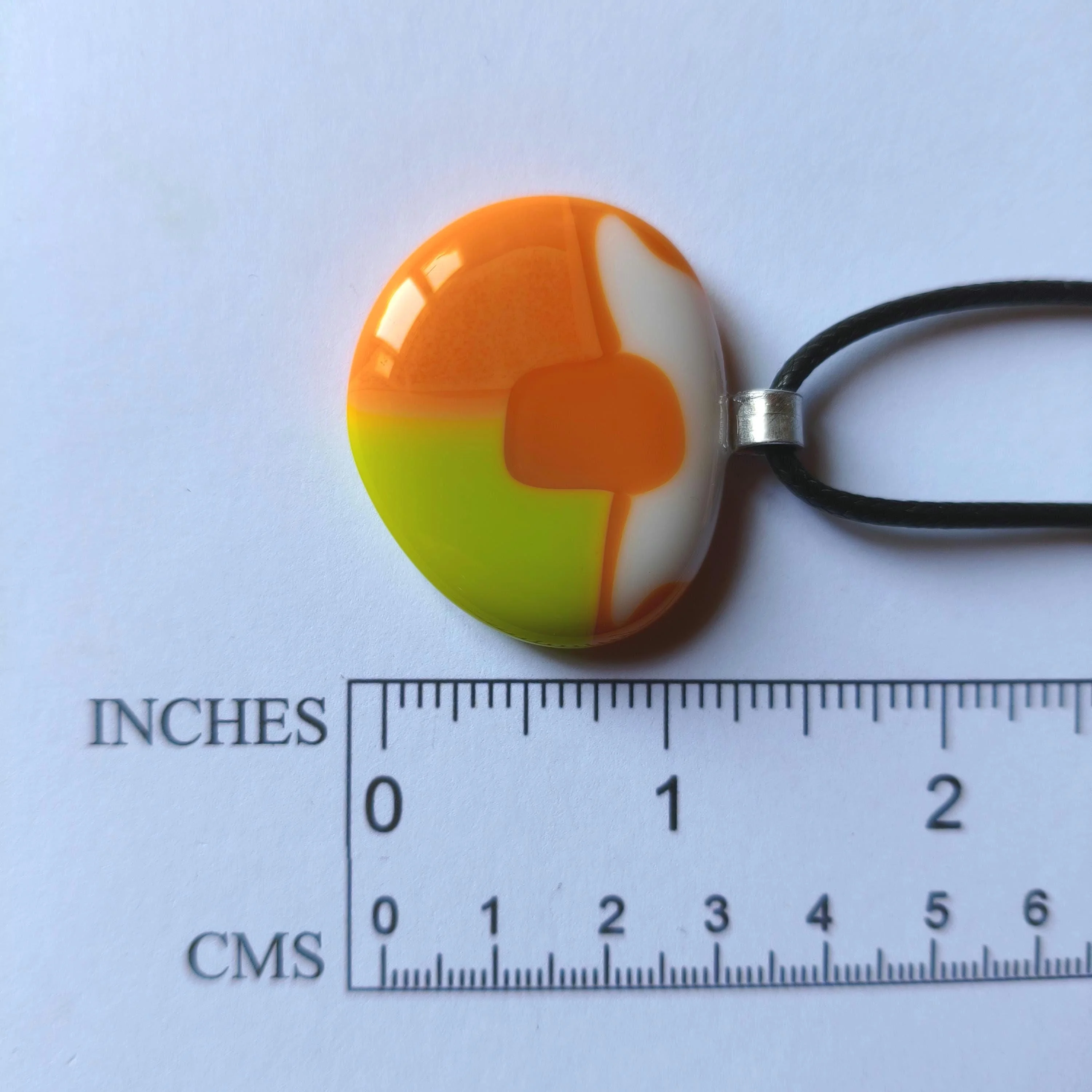 Colorful Glass Pendant Necklace - Photo 3
