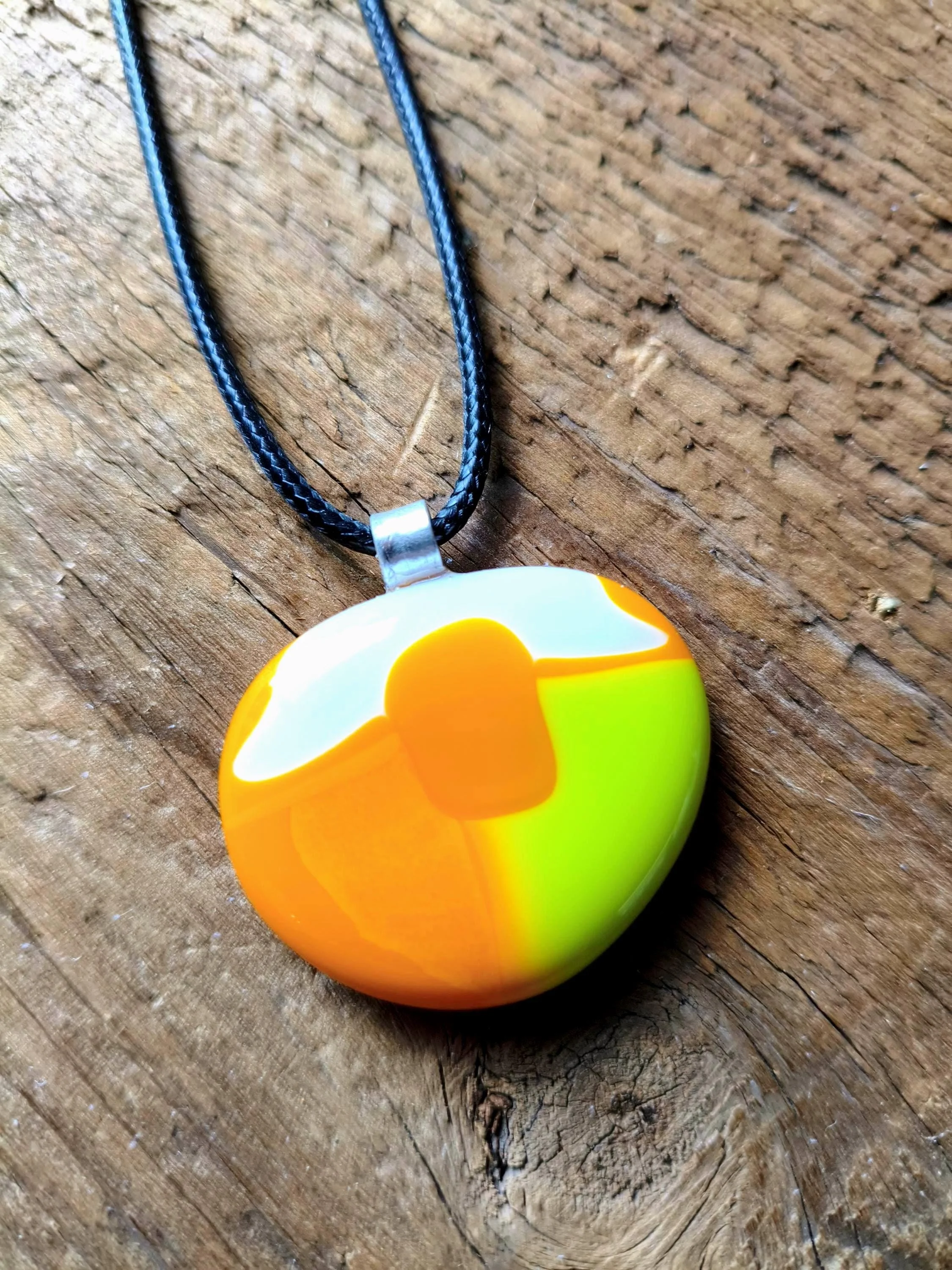 Colorful Glass Pendant Necklace - Photo 5
