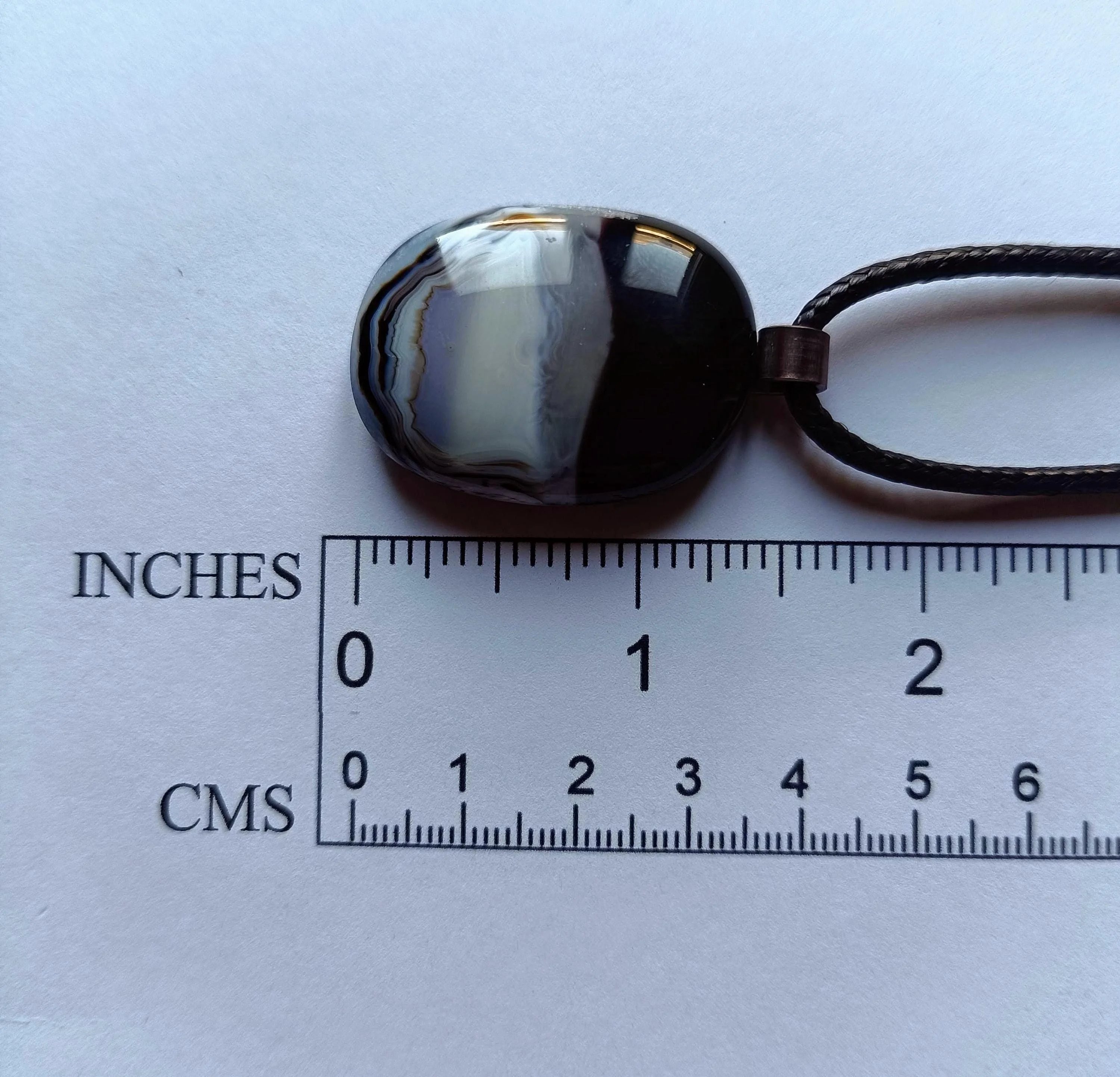 Contemporary Fused Glass Pendant Necklace - Photo 5