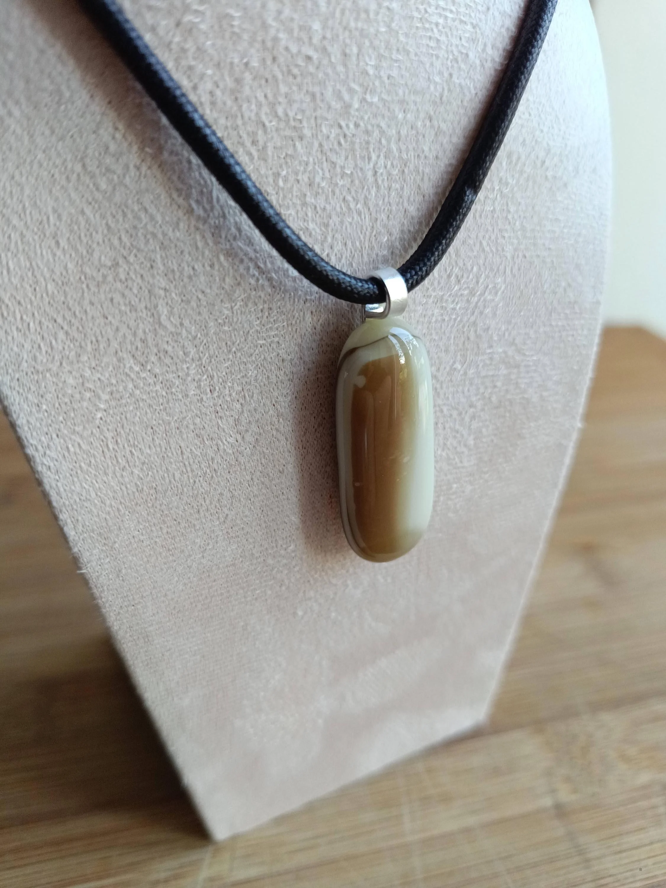 Men's Handmade Glass Pendant Necklace - Photo 5