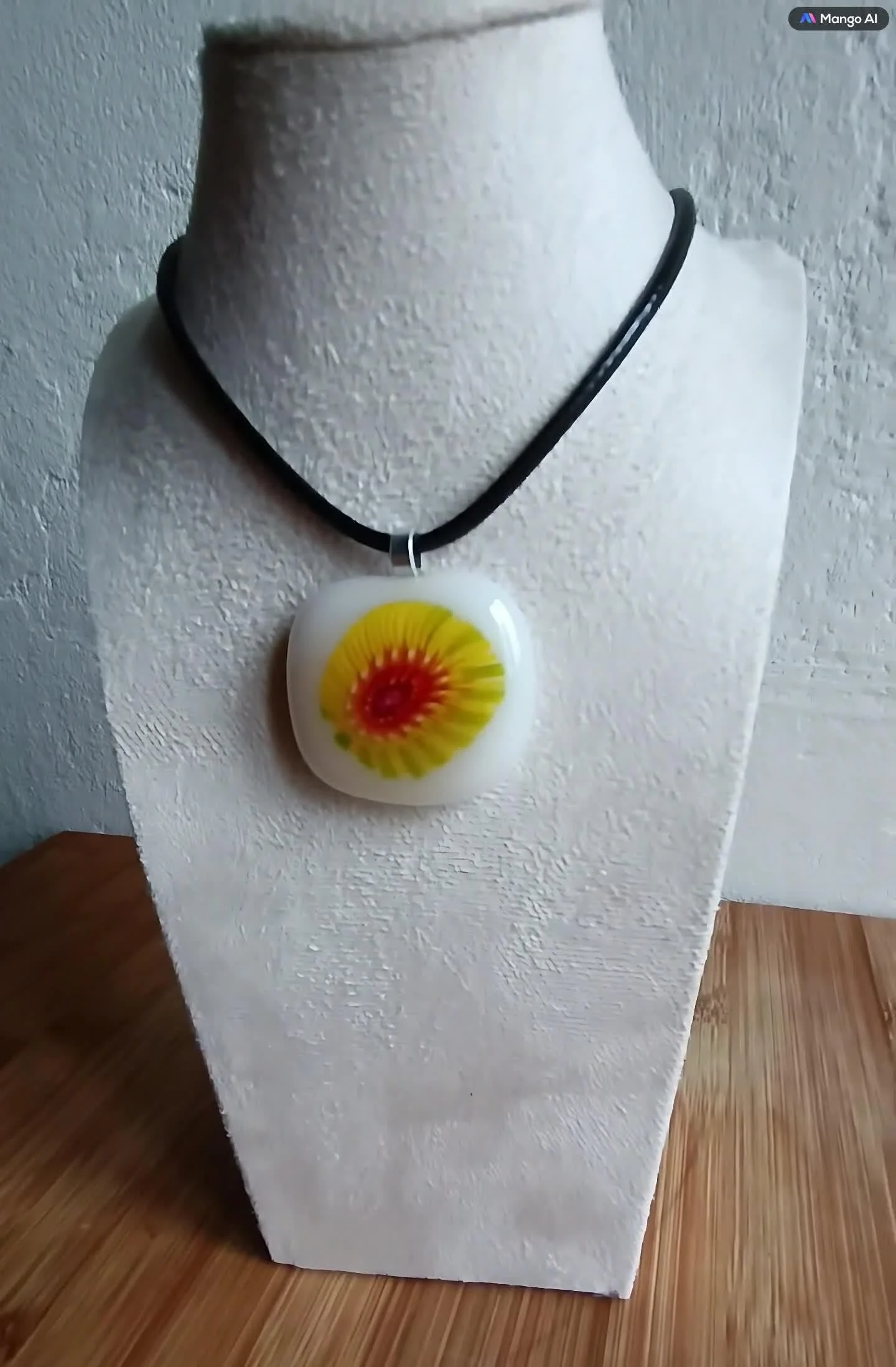Handmade Fused Glass Pendant Necklace - Photo 6