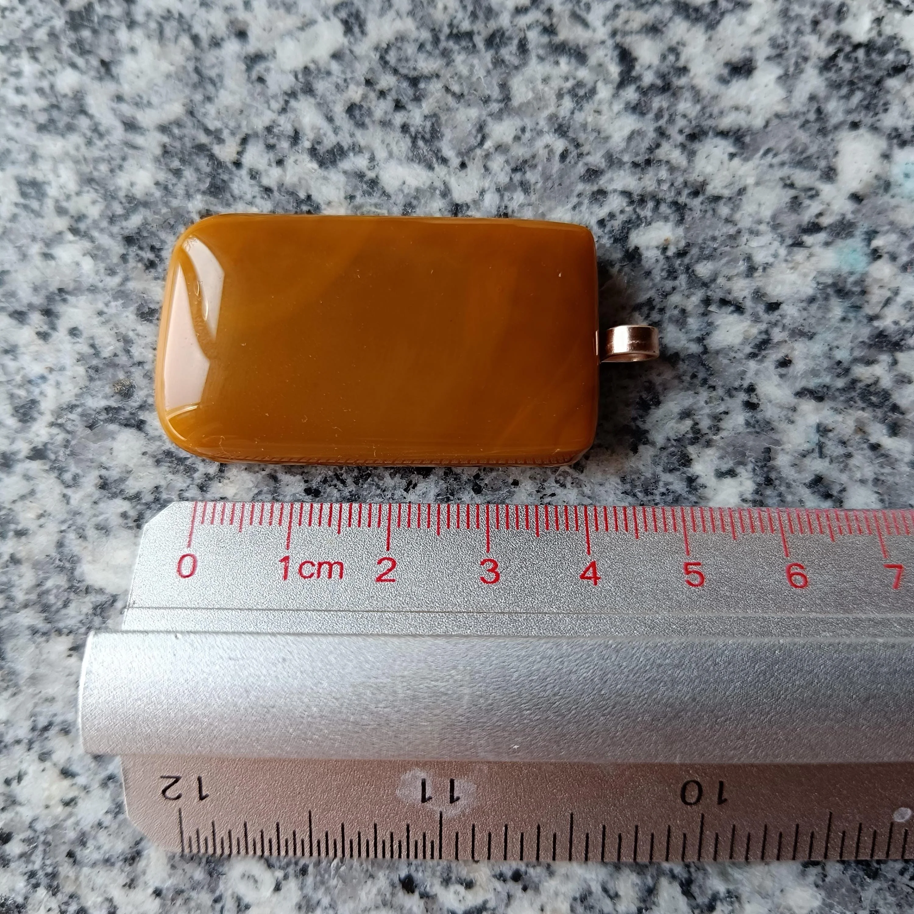 Elegant Handmade Fused Glass Pendant Necklace - Photo 6