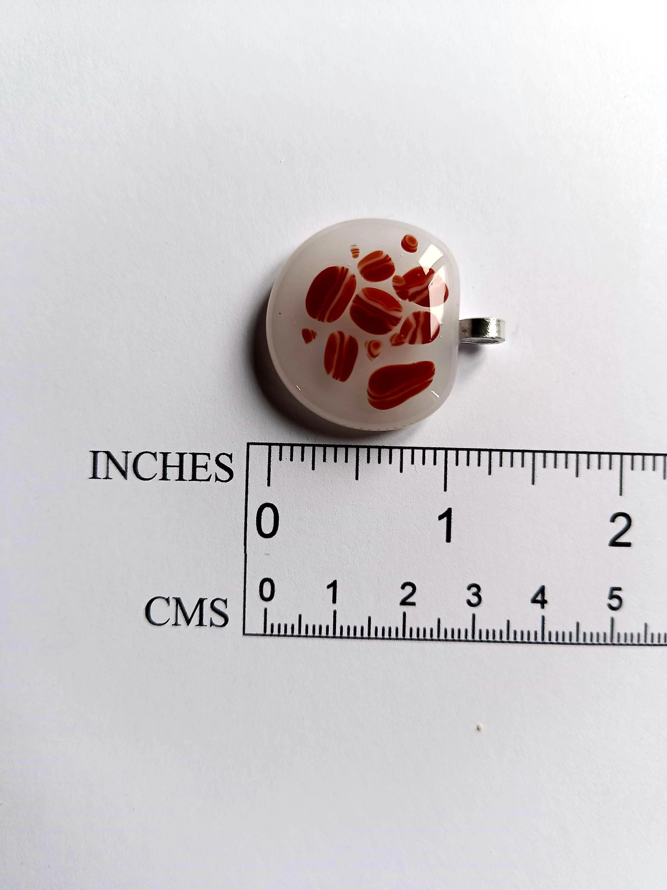Handcrafted Fused Glass Pendant Necklace - Photo 2