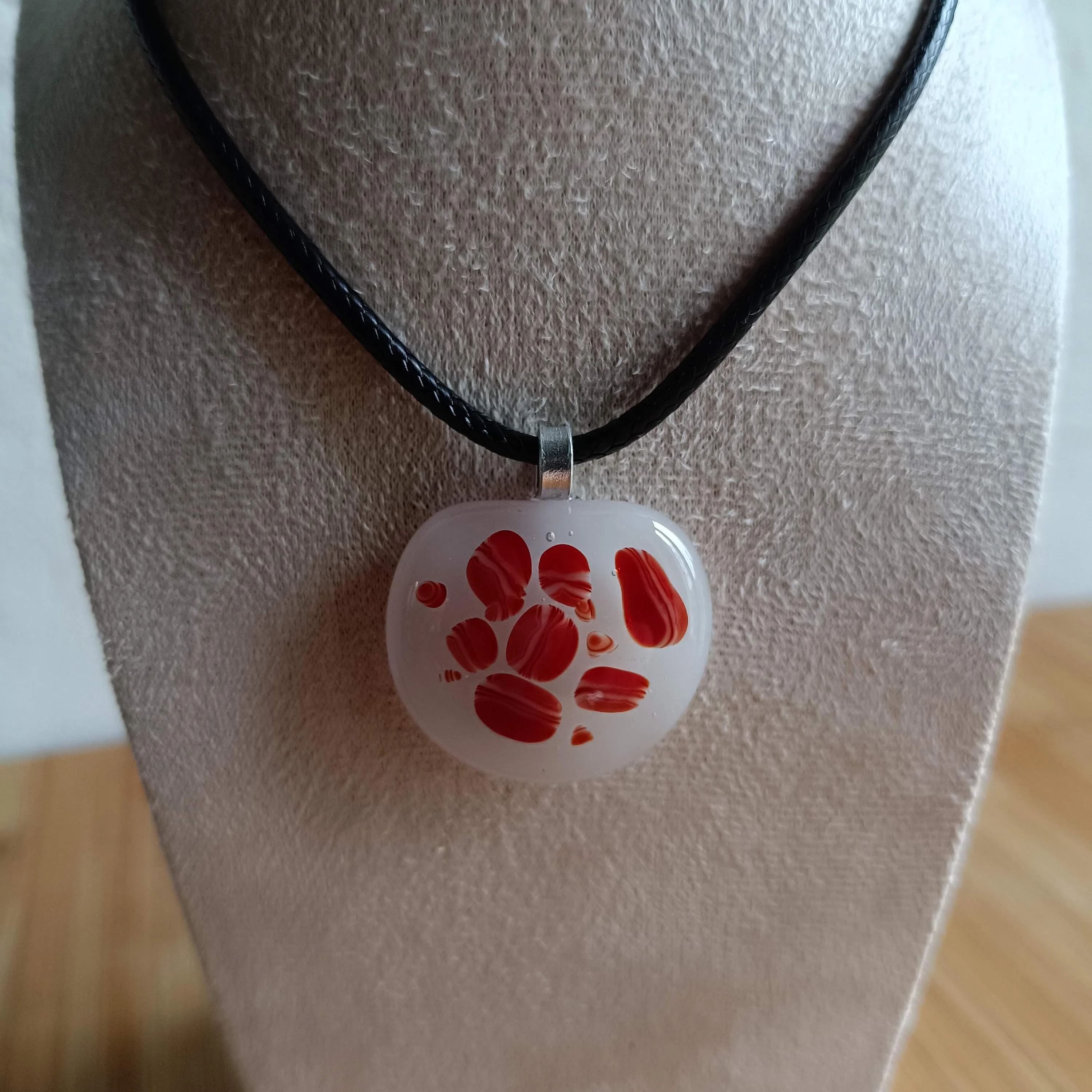Handcrafted Fused Glass Pendant Necklace - Photo 6