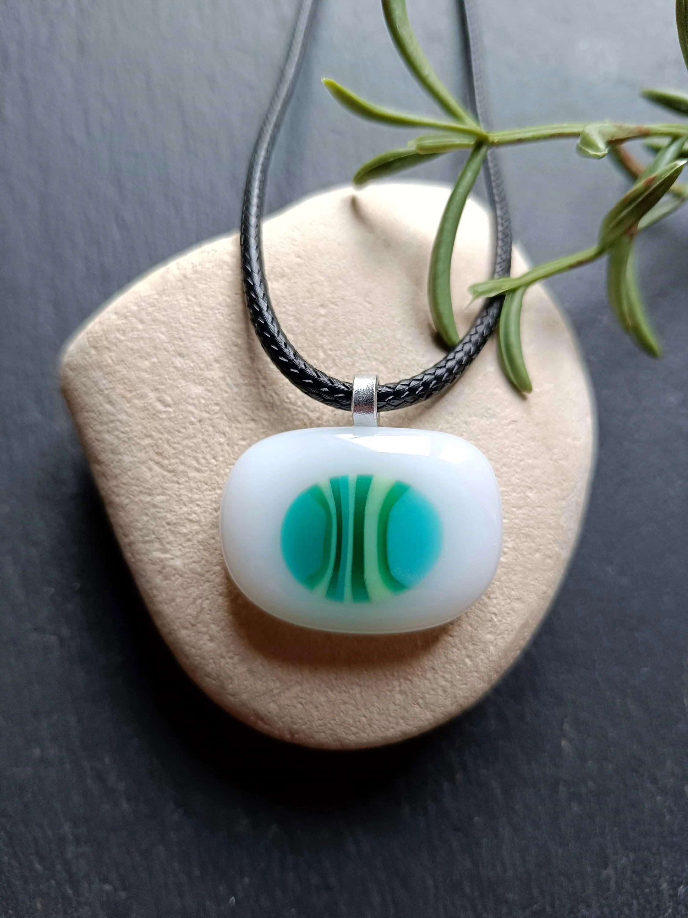 Handmade Glass Pendant Necklace - Photo 2