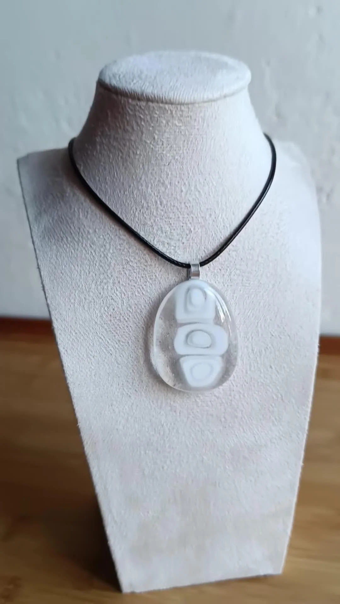 Fused Glass Pendant Necklace - Handmade Jewellery - Photo 5