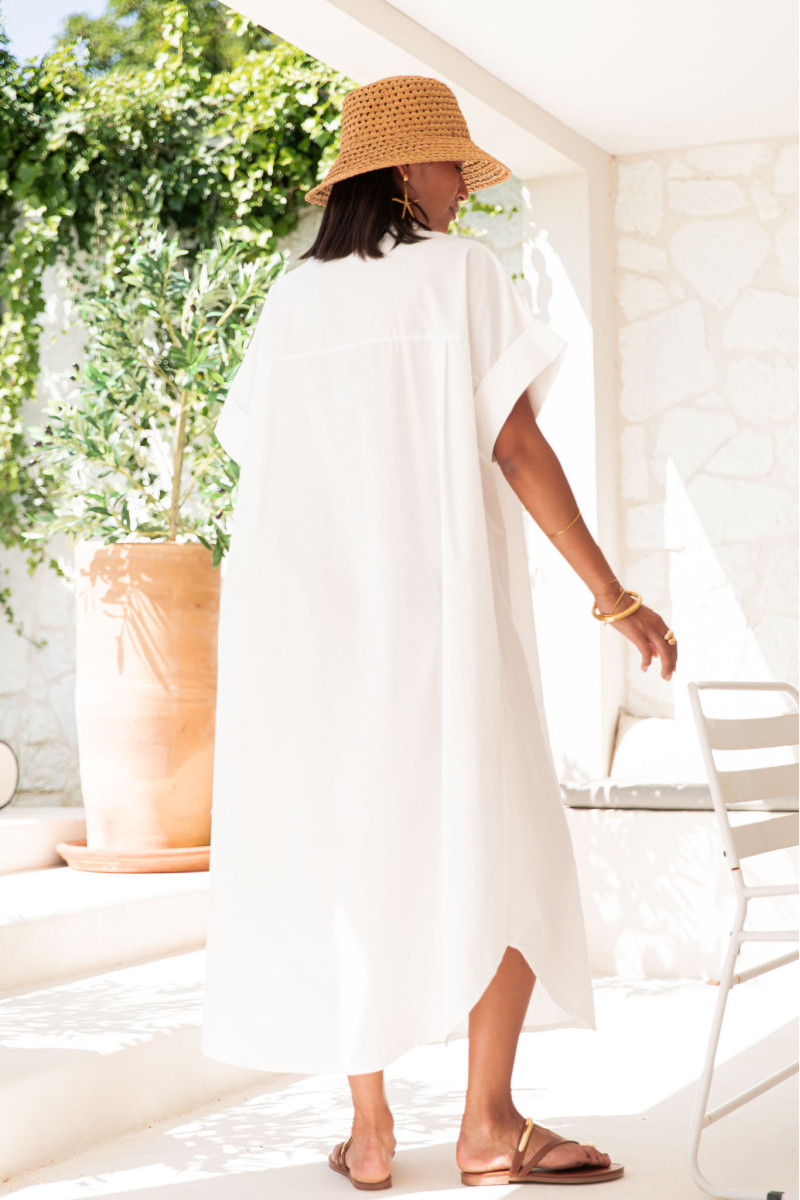 Océana blanche - robe chemise